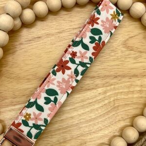 Floral Keychain Wristlet
